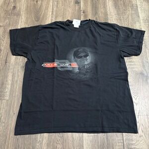 Winners Circle Dale Earnhardt Jr NASCAR T-Shirt Mens L Black Good 2005 Schedule